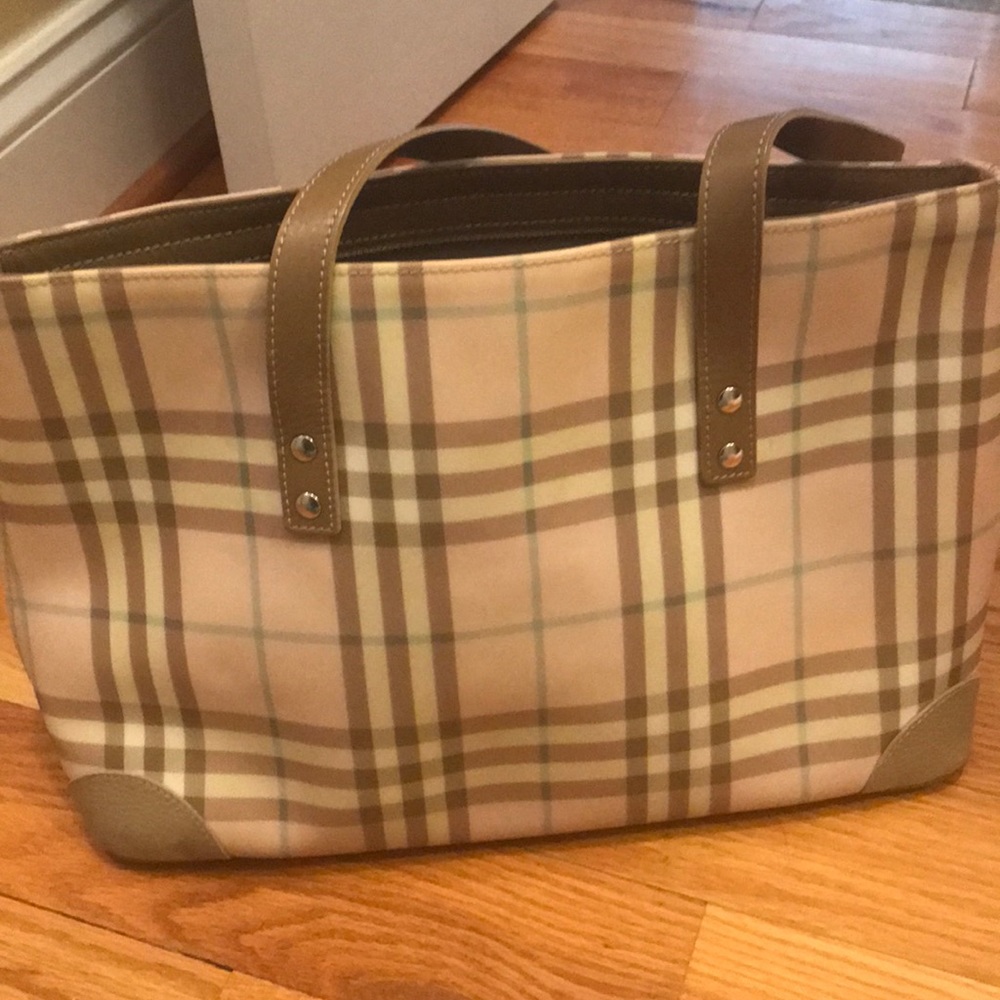 Pink Burberry purse